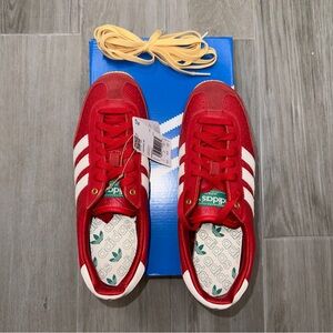 Adidas Japan Shoes in Red, White, Yellow, + Green Accents